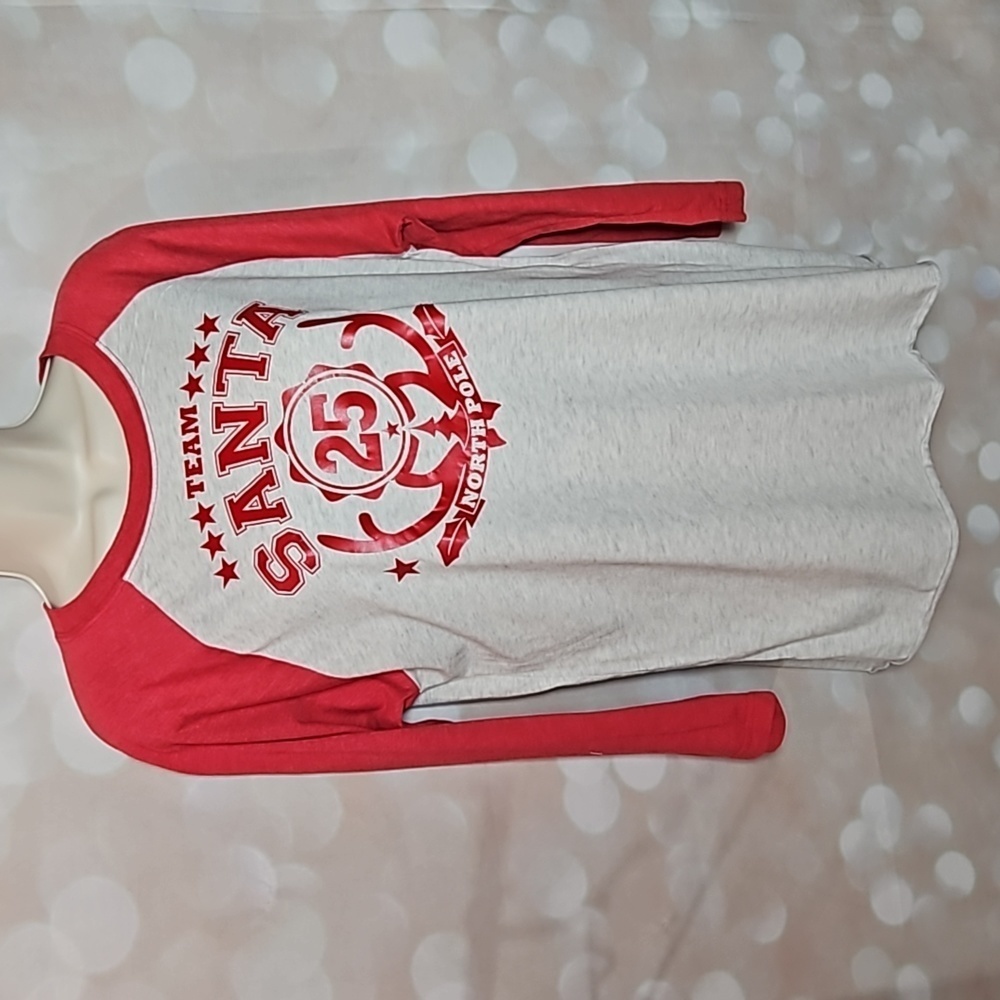 Team Santa Baseball Tshirt